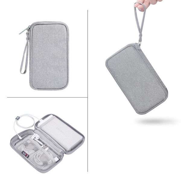 

earphone wire bag storage usb data cable organizer electronic digital gadget power bank pouch case bags
