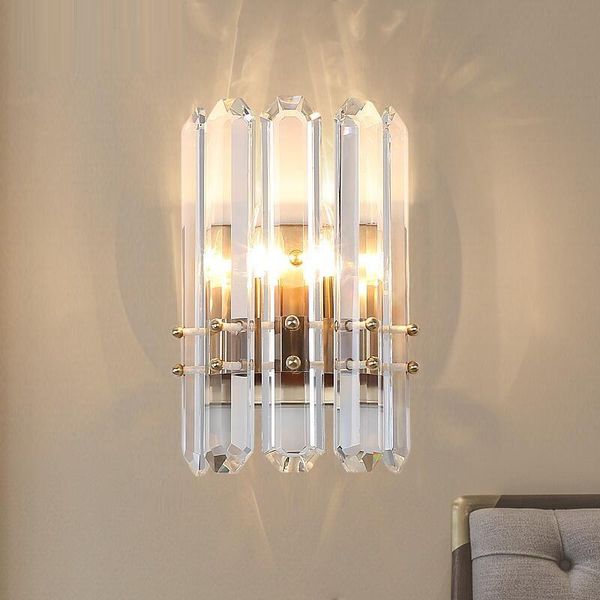 

wall lamps crystal lamp led lights for living room el black decoration