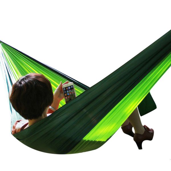 

parachute hammock outdoor tourism mountaineering leisure single and double cloth indoor dormitory nylon swing