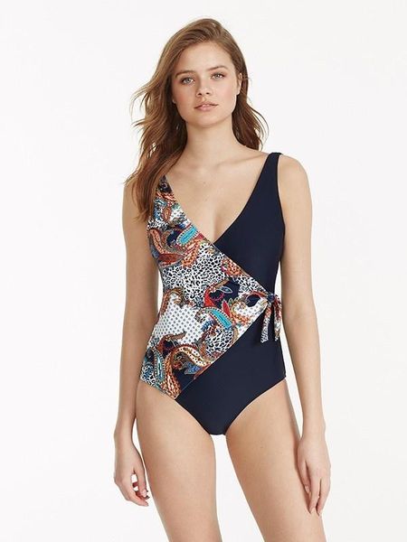 

one-piece suits swimwear women swimsuit printed bikini maillot de bain femme