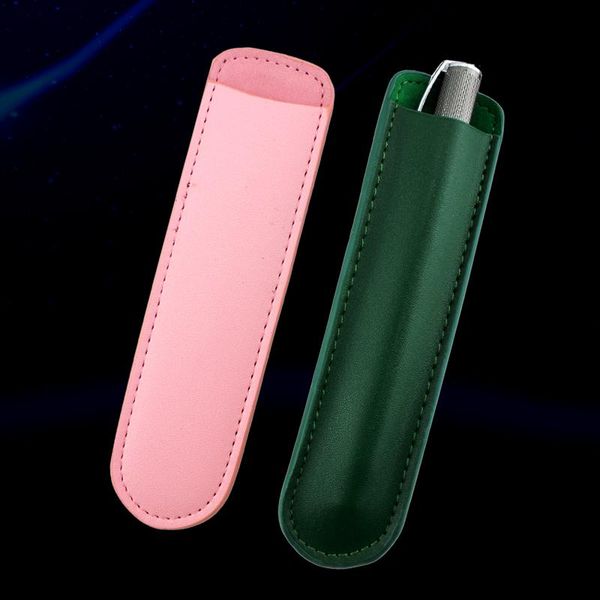 

pencil bags luxury pu leather pen bag case for fashion school office meeting easy carry
