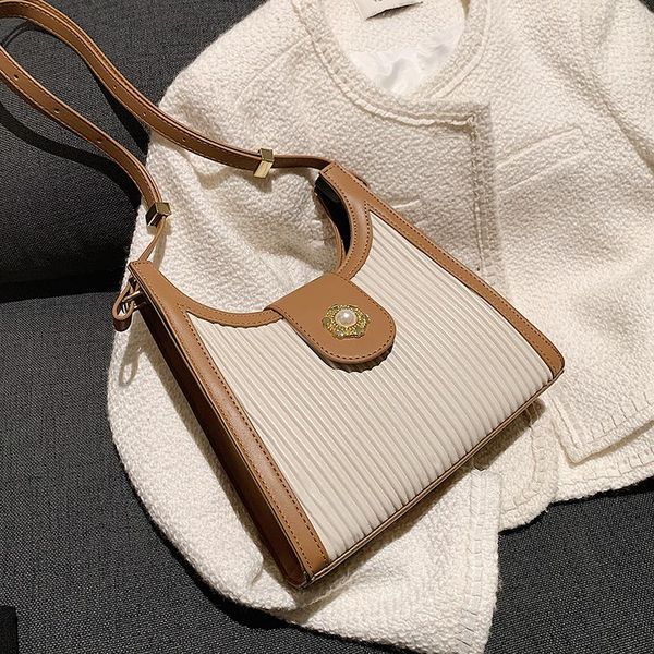 

evening bags niche design bag 2021 female autumn shoulder fold underarm square width: 23cm