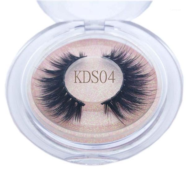 

buzzme kds04 3d faux mink lashes natural long false eyelashes 1 pair lash1
