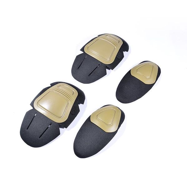 

tactical gear detachable pads verclo durable for knee and elbow, Black;gray