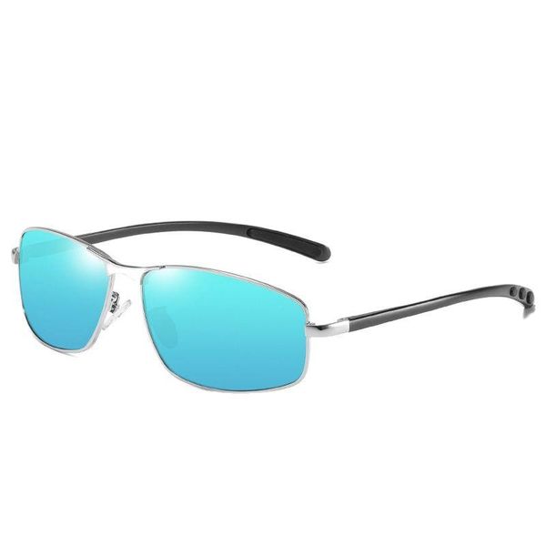 

sunglasses men's polarized square anti glare womens fashion, White;black