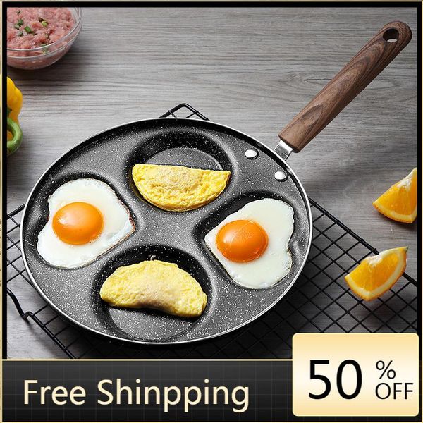

pans lid non stick frying pan cooking pot fried eggs love pattern mold cast iron saucepan sartenes household goods ag50jg