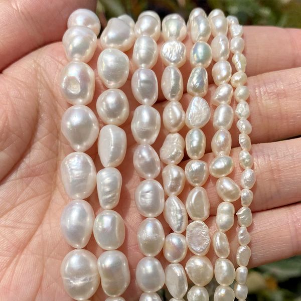 

natural freshwater pearl beads irregular shape punch loose beads for jewelry making diy necklace bracelet