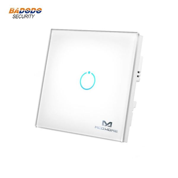 

smart home control z-wave plus mco glass touch panel power switch 1 gang on/off light mh-s311 for lamp