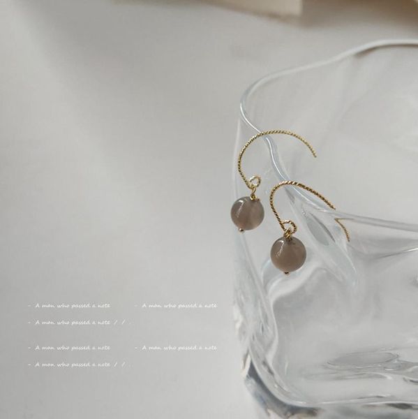 

dangle & chandelier colorful l elegant and exquisite grey colour small stone alloy material earrings for women student teen jewelry gift, Silver