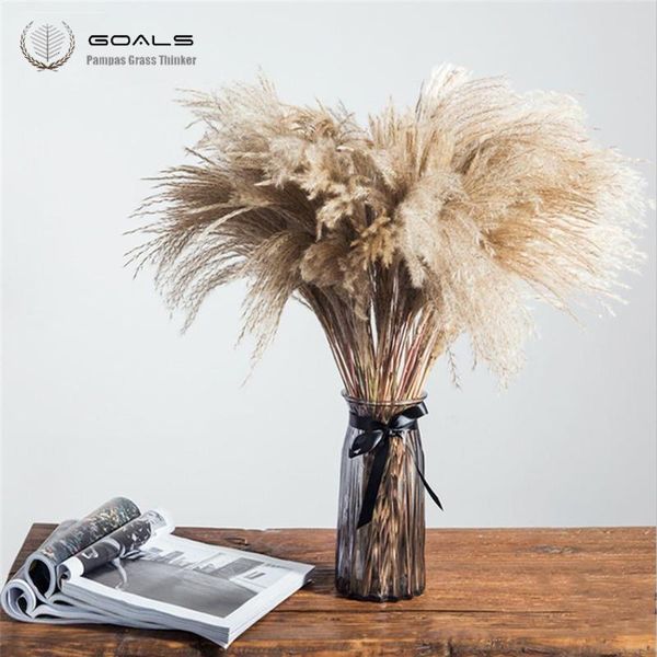 

decorative flowers & wreaths dried pampas grass christmas decorations 20/30 pcs natural plant ornament wedding decor flower bunch storage fo