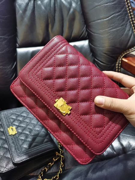 

c home leather woman bag 2021 new retro ringed chain small fragrance wind single shoulder crossbody backpack tide