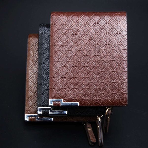 

the wallet men's short wallet suit bag straight, Black