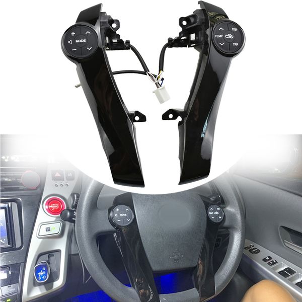 Per toyota Prius /2011-2015 Interruttore pulsante al volante telefono cruise controller ricambi auto Piani nero