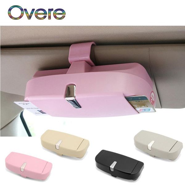 

overe 1pc car glasses storage case & card clip for e60 e36 e46 e90 e39 e30 f30 f10 f20 x5 e53 e70 e87 e34 e92 m other interior accessori acc