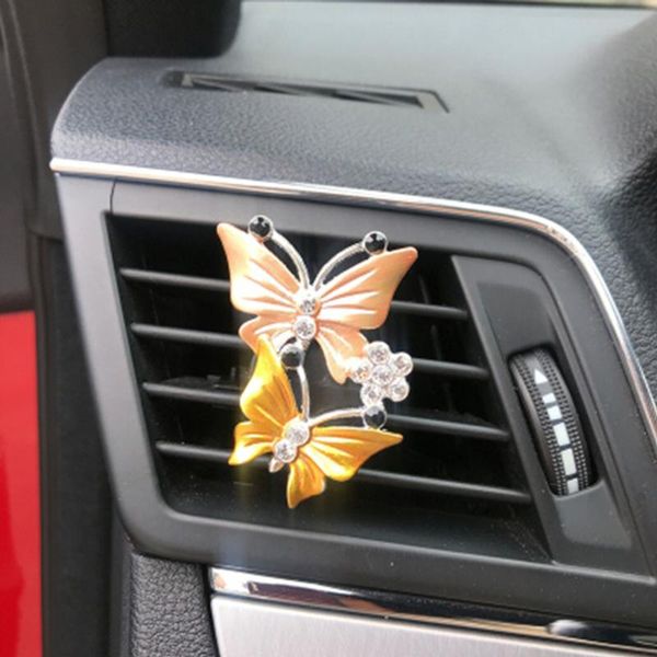 

car air freshener butterfly-shaped perfume natural fragrance conditioner export clip supplies