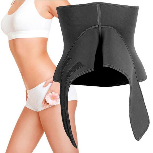 

women neoprene waist trainer corset slimming body shaper all years sauna sweat fitness, sports belt fitness support, Black;gray