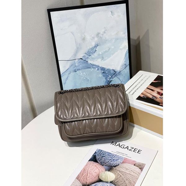 

evening bags women shoulder bag genuine leather women's fashion designer ladies messenger female chain crossbody