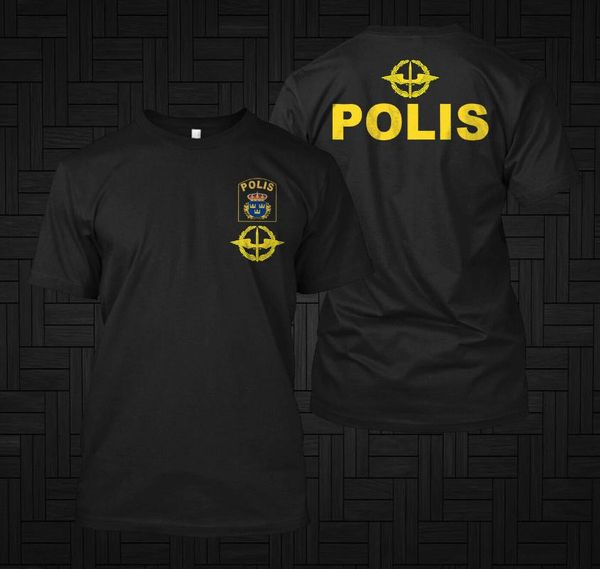 

men's t-shirts swedish sweden swat polisen special forces piketen men custom t-shirt tee, White;black