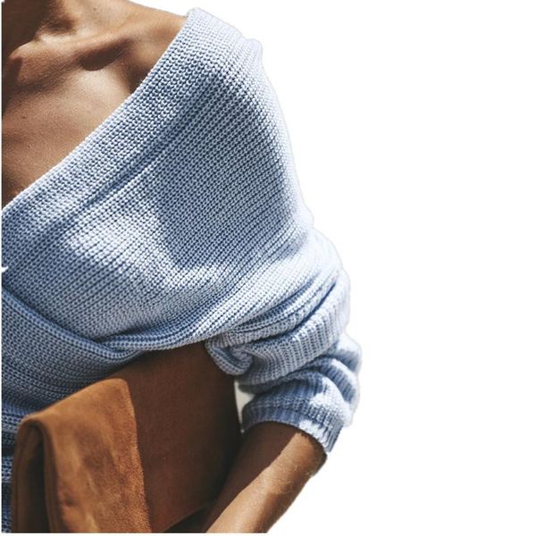 

women's sweaters v neck cross knitted women sweater pullover hollow out 2021 winter cashmere backless streetwear jumper, White;black