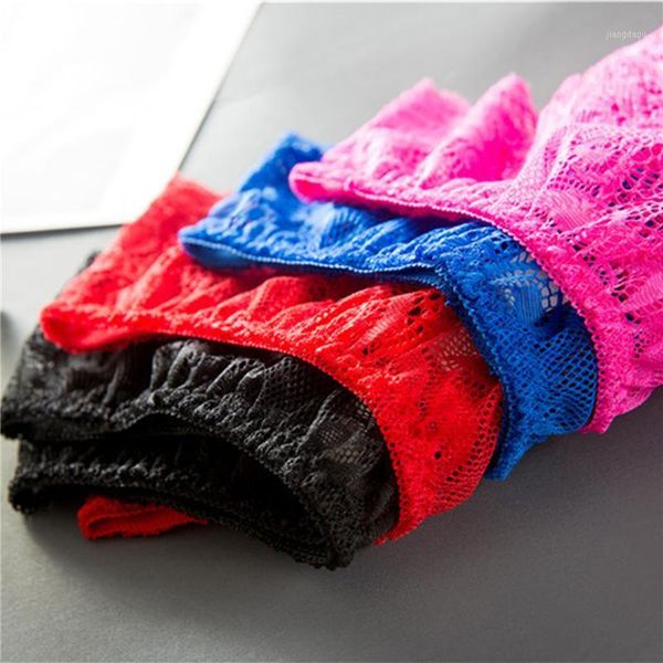 

open crotch women panties plus size female's lingeries femme crotchless underwear lady's lace briefs women's, Black;pink