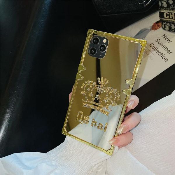 

cell phone pouches for samsung a01 a02s m11 a10s a11 a51 a20s a21 a50 a22 a32 a42 a52 a31 case luxury square anti-drop brand crown love cove