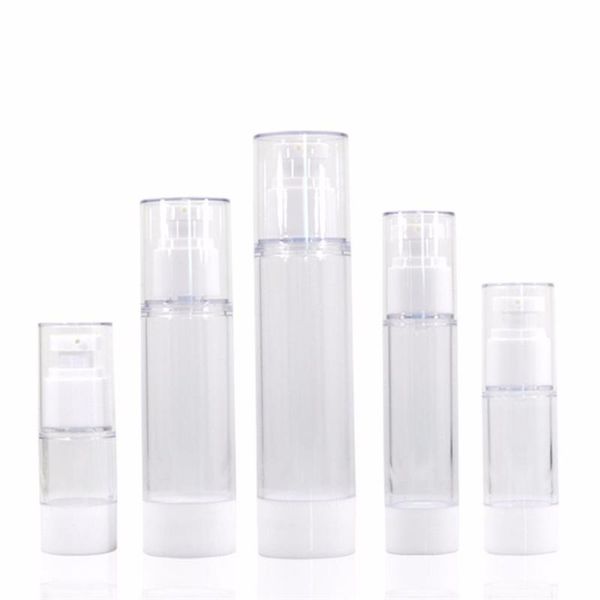 

15ml 30ml 50ml 80ml 100ml empty serum bottles vacuum pump as plastic lotion sub-bottling with pp cream airless bottle storage & jars