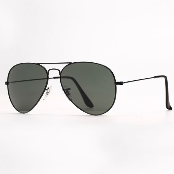 Herren-Pilot-Sonnenbrille, modische Damen-Sonnenbrille, Vintage-Luftfahrt-Sonnenbrille, UV-Schutz, Glaslinsen, Eyeware-Design, Brille für Mann und Frau, Zubehör