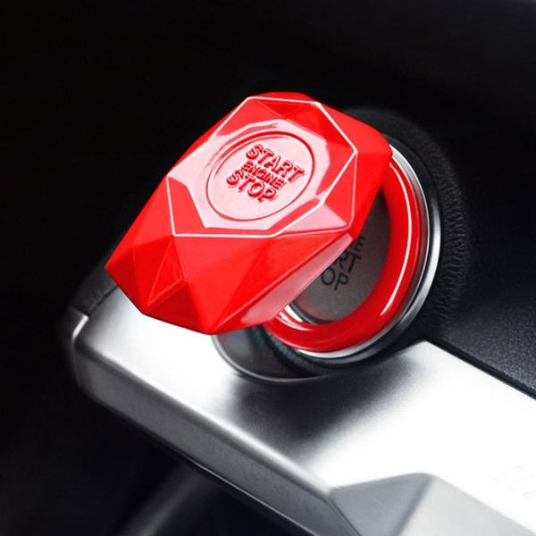 

interior decorations universal engine start cover button car decoration scratch resistant ignition switch protection decorative circle