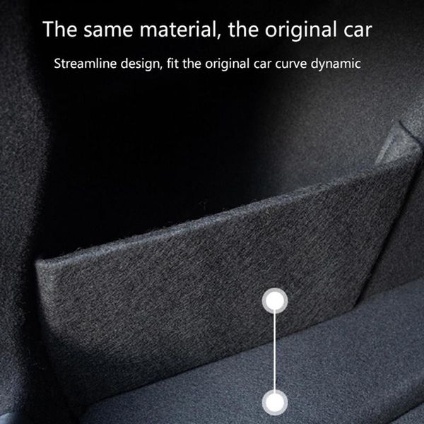 

car organizer storage partition on the side of tail compartment 2021 boot baffle accessories box |stowing tidying