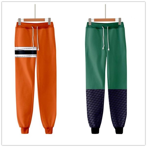 

personality anime uzumaki sweat pants 3d joggers trousers men/boy sweatpants hip hop pantalon homme men's, Black