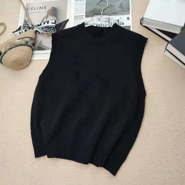 

2021 autumn new casual fashion loose 2-color wool vest women b072601, White