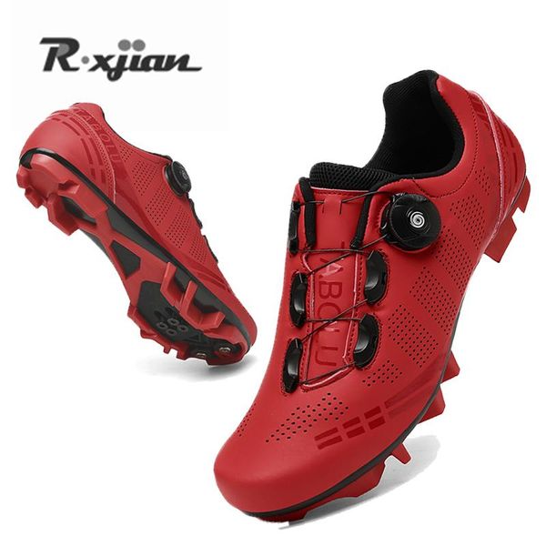

mountain road style cycling shoes, rubber sole non-locking sneakers, non-slip wear-resistant fashion color footwear, Black
