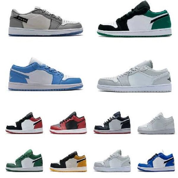 

mens 1 basketball shoes low 1s womens blue moon red banned bred black toe court purple game royal unc shadow sneakers