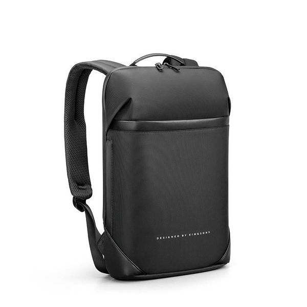 

backpack 2021 slim lapmen 15.6 inch office work business bag black ultralight thin mochila