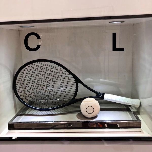 

channel spalding carbon fiber tennis racket racquets equipped fashion luxurys designers grip countervail gift