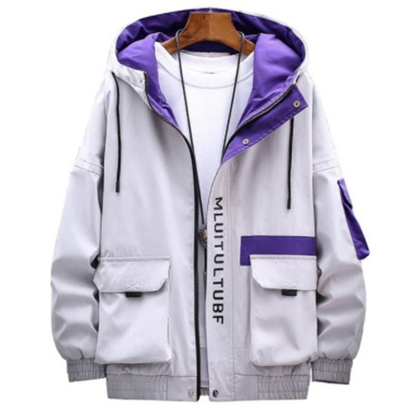 

workwear jacket men's spring and autumn 2021 windbreaker short korean style trendy male student clothes jackets, Black;brown