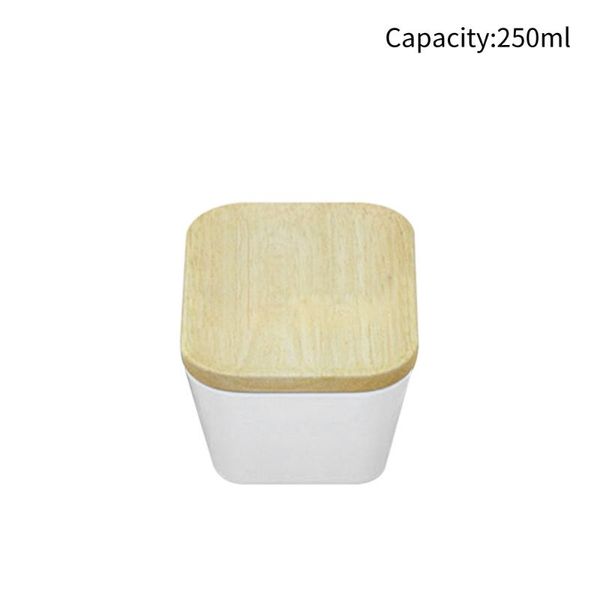 

storage bottles & jars bread bin bakeware large capacity easy clean reusable universal lightweight with wooden lid home case kitchen organiz