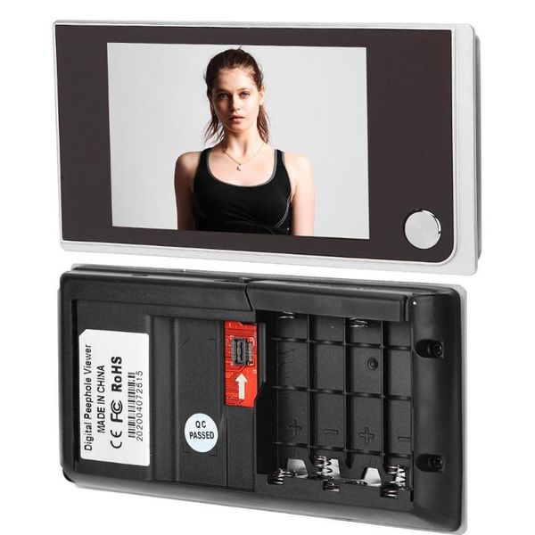 

umbrellas door eye camera 3.5" digital lcd 120 degree peephole viewer po visual monitoring electroniccat eyecameradigital