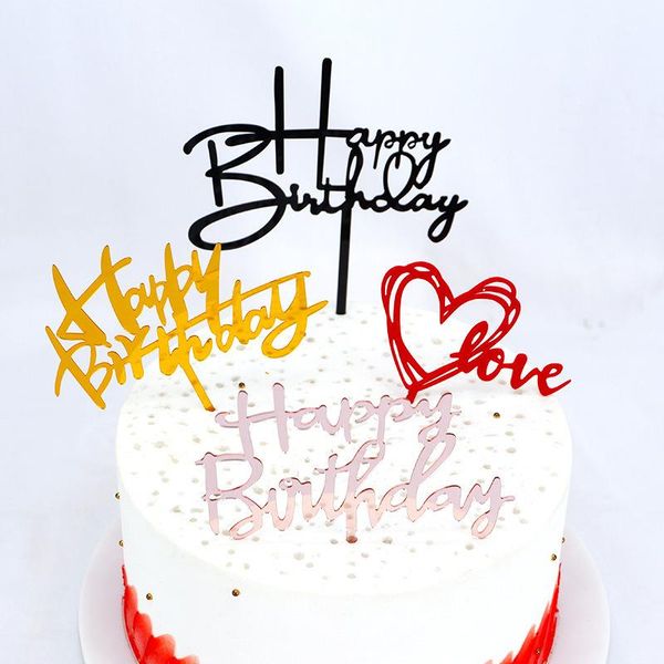 

other festive & party supplies happy birthday cake er acrylic letter cupcake for kids gilrs decorations baby shower