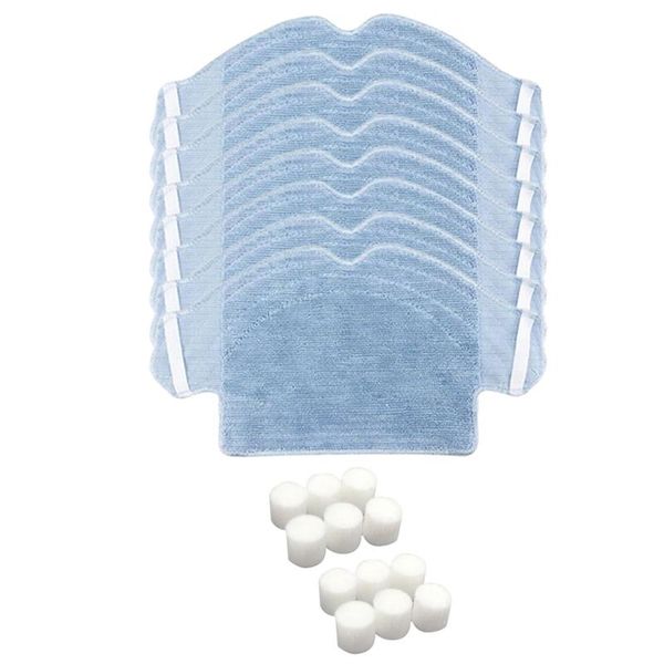 

vacuum cleaner mop cloth replacement for 360 s6 sweeping mopping pad rag water core parts 8pcs cleaners