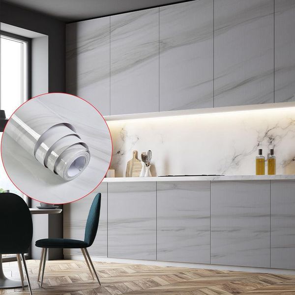 

window stickers marble wallpaper waterproof wall pvc self adhesive diy contact paper for bathroom kitchen counterhome decorative
