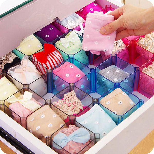 

storage drawers 1 pcs diy socks bras ties organizer closet drawer plastic dividers cabinet boxes lks99