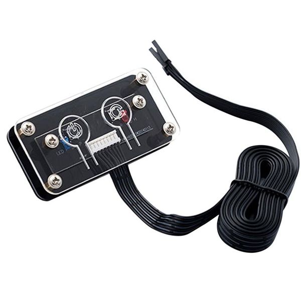 

computer cables & connectors deskswitch external power button+restart button pc case supply