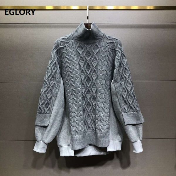 

knits turtleneck sweaters autumn winter fashion pullovers women twist knitting long sleeve casual grey brown white jumpers