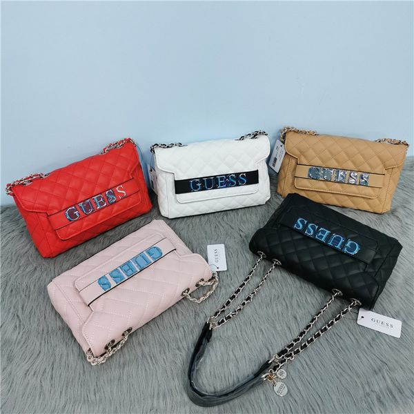 

new g-shaped lingge single shoulder messenger bag chain wind small square bag