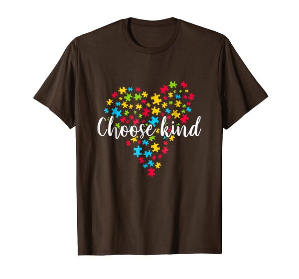 

Choose Kind Puzzle Heart Autism Warrior Gift T Shirt, Mainly pictures