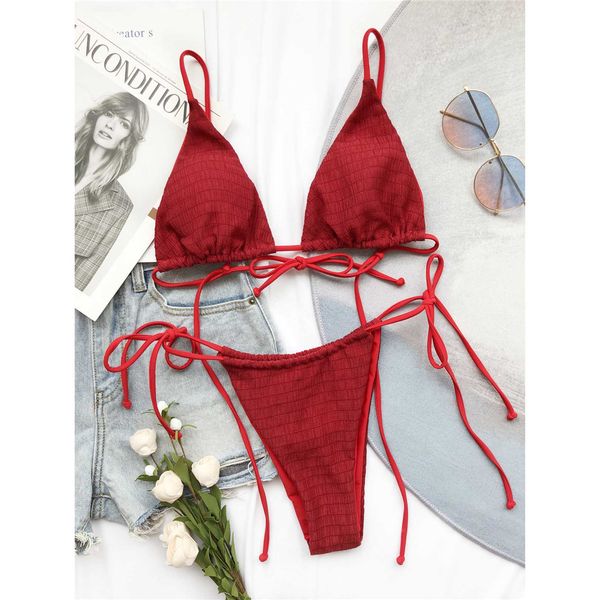 

new brazilian bikini women swimwear female swimsuit two-pieces bikini set bather halter bathing suit swim lady k2630