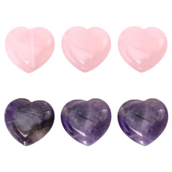 

pendant necklaces 6pcs crystal heart drawer knobs for cabinets dresser cupboard wardrobe furniture, Silver