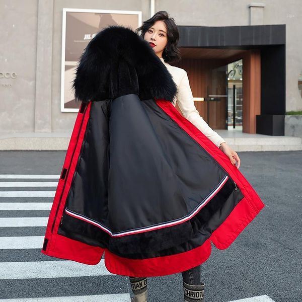 

women's down & parkas women coats jackets winter casual broadcloth hooded thick cotton padded parka womens zipper coat fashion clothing, Black