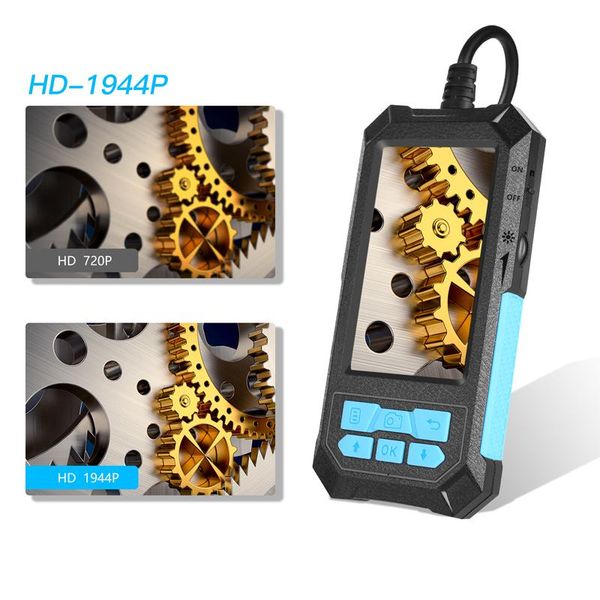 

cameras mini ip68 waterproof hard cable inspection hd 5mp camera 14/11mm endoscope borescope 4 adjustable led lights auto focus hd1944p